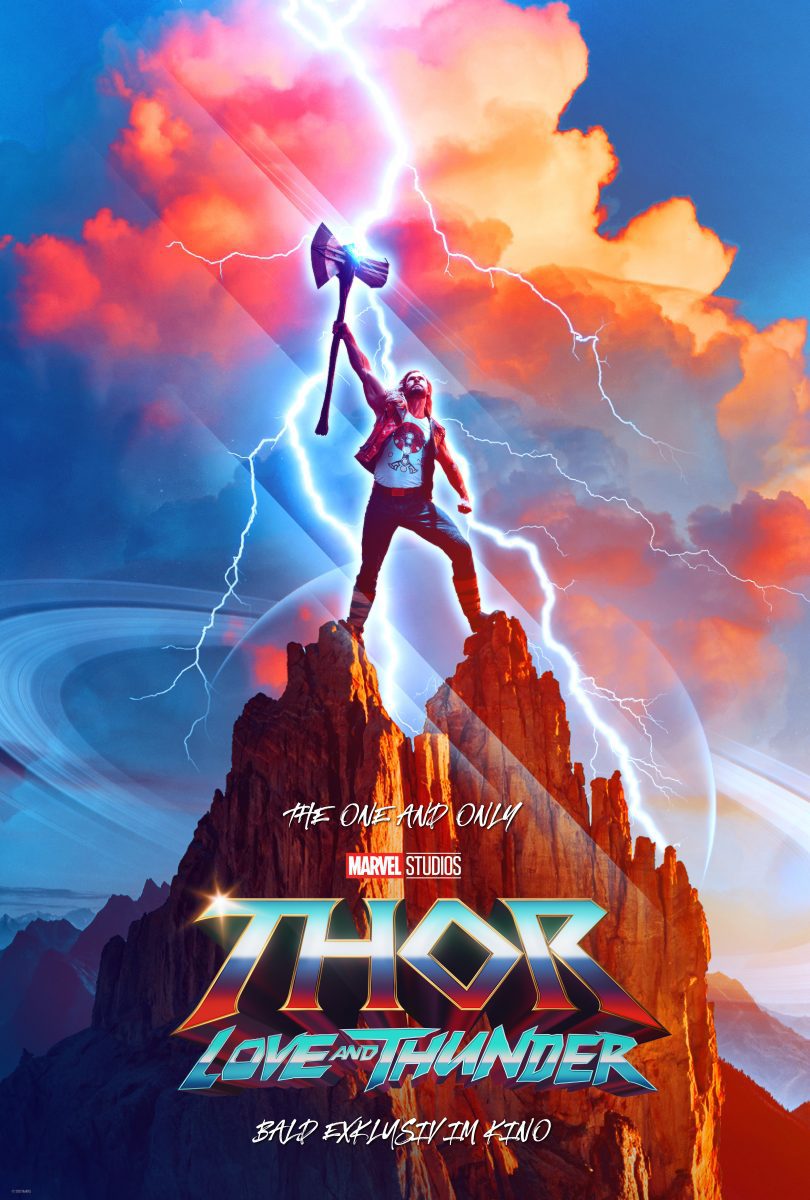 Thor: Love and Thunder Poster mit Chris Hemsworth als Thor Odinson