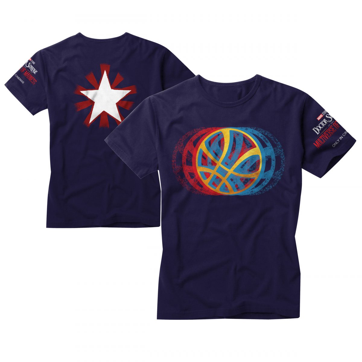 Verlosung: Gewinnt bei uns exklusive Fanpakete zu DOCTOR STRANGE IN THE MULTIVERSE OF MADNESS! Jetzt mitmachen! 3 Doctor Strange in the Multiverse of Madness T-Shirt