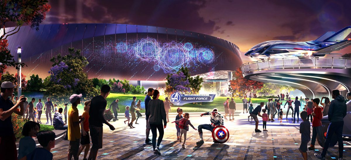 Die große Marvel AVENGERS CAMPUS Eröffnung am 20. Juli 2022 - Alle Details zum brandneuen Superhelden Land in Disneyland Paris! 10 Avengers Assemble: Flight Force mit Iron Man und Captain Marvel in Marvel Avengers Campus in Disneyland Paris