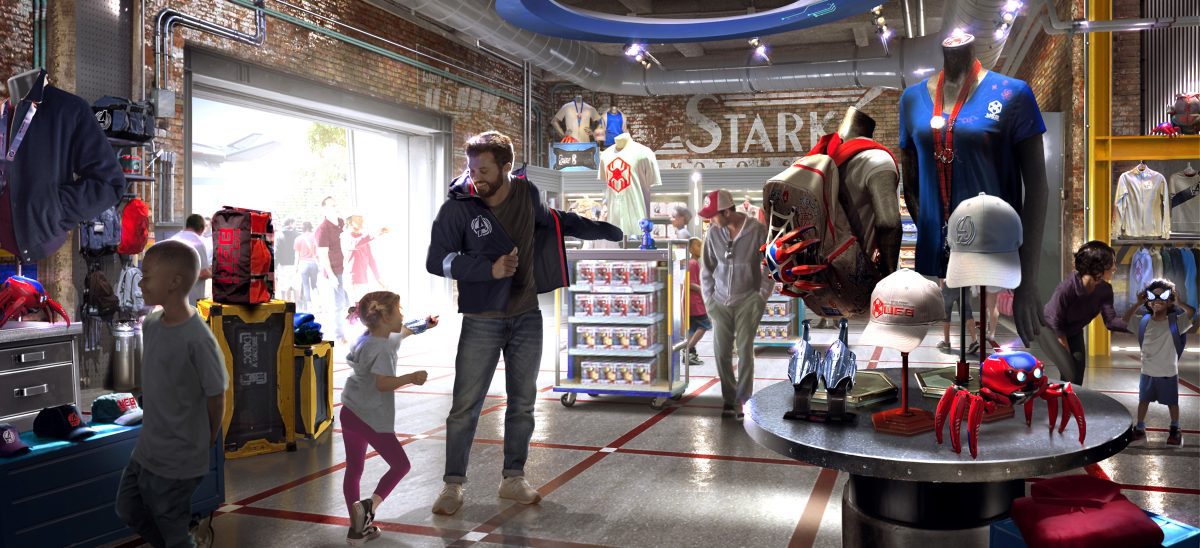 Die große Marvel AVENGERS CAMPUS Eröffnung am 20. Juli 2022 - Alle Details zum brandneuen Superhelden Land in Disneyland Paris! 39 Mission Equipment Merchandise Shop in Marvel Avengers Campus in Disneyland Paris