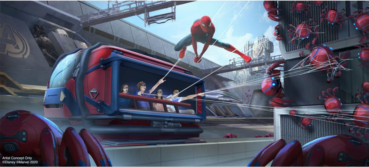 WEB Slingers: A Spider Man Adventure in Avengers Campus in Disneyland Paris
