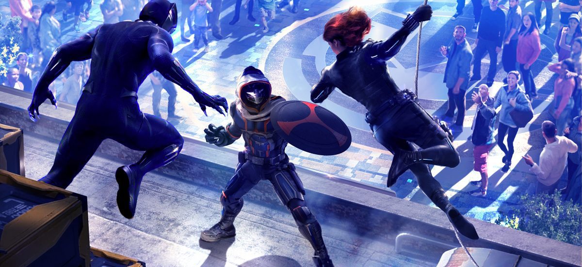 Die große Marvel AVENGERS CAMPUS Eröffnung am 20. Juli 2022 - Alle Details zum brandneuen Superhelden Land in Disneyland Paris! 16 Black Panther, Black Widow and Task Master in Marvel Avengers Campus in Disneyland Paris