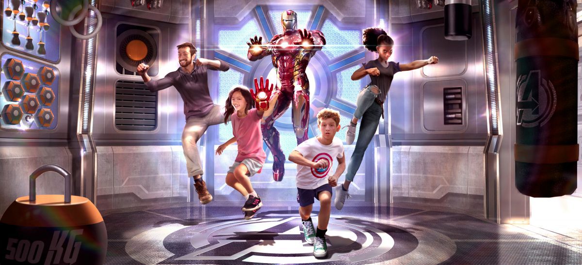 Die große Marvel AVENGERS CAMPUS Eröffnung am 20. Juli 2022 - Alle Details zum brandneuen Superhelden Land in Disneyland Paris! 12 Iron Man Meet and Greet im Hero Training Center in Marvel Avengers Campus in Disneyland Paris
