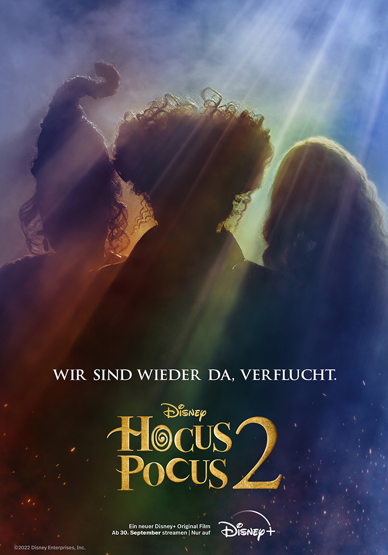 Hocus Pocus 2 deutsches Poster - ab 30. September auf Disney+ streamen