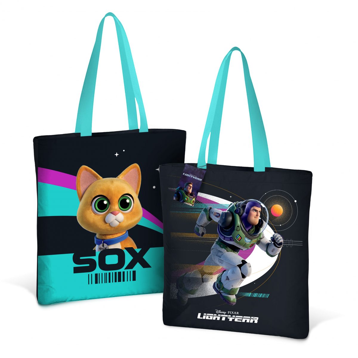 Exklusiv: Die LIGHTYEAR Filmemacher im Interview + großes Pixar-Gewinnspiel! 4 Buzz Lightyear / Sox Tote Bag