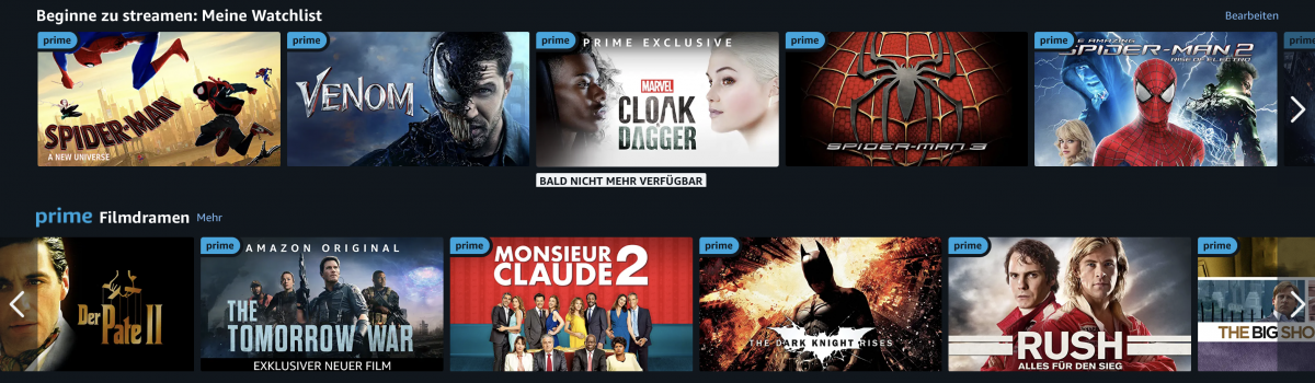 Es gibt nicht nur Disney+ – Diese Disney und Marvel Filme und Serien findet ihr auf Prime Video, Netflix und WOW 3 Disney und Marvel Filme und Serien auf Amazon Prime Video