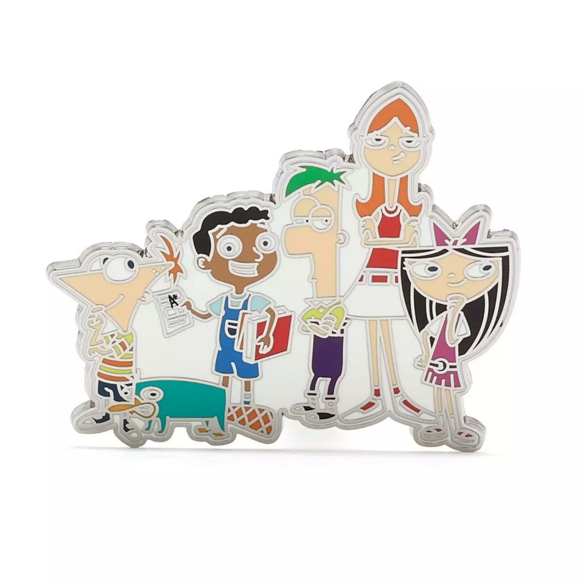 Jubiläums-Merchandise jetzt bei shopDisney: 30 Jahre Disneyland Paris, 25 Hercules, 50 Jahre Main Street Electrical Parade und 50 Jahre Walt Disney World 11 Phineas und Ferb Pin mit Baljeet, Candace, Isabella und Perry