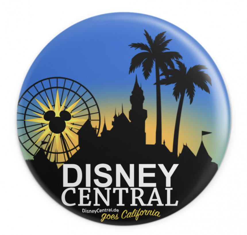 Disney Central goes California Button