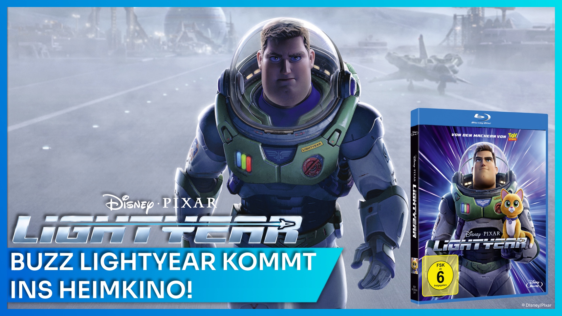 Disney/Pixars Buzz Lightyear auf DVD, Blu-ray und im Steelbook