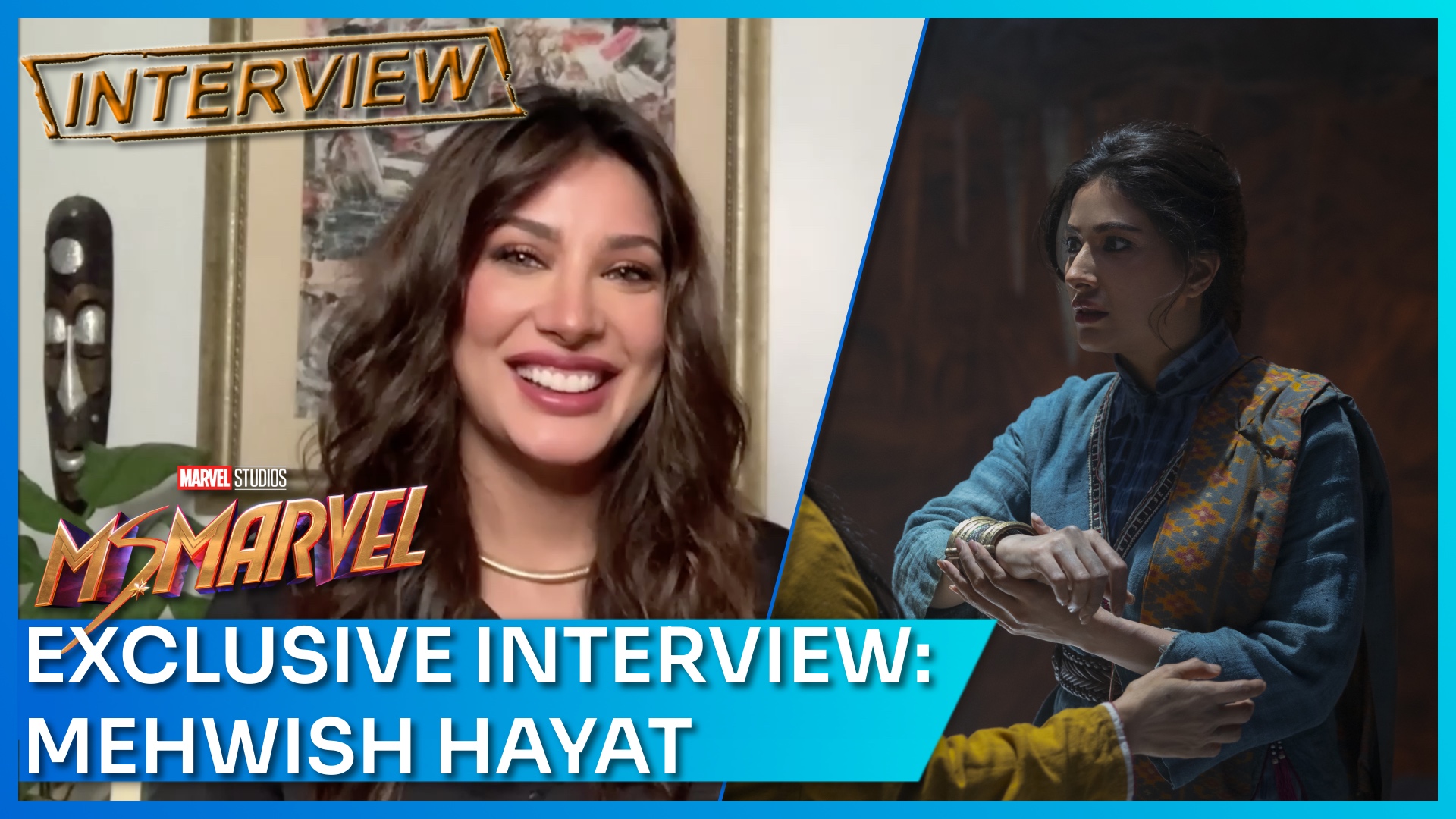 Exklusives Interview mit "Aisha" Schauspielerin Mehwish Hayat in Disney+ Ms. Marvel