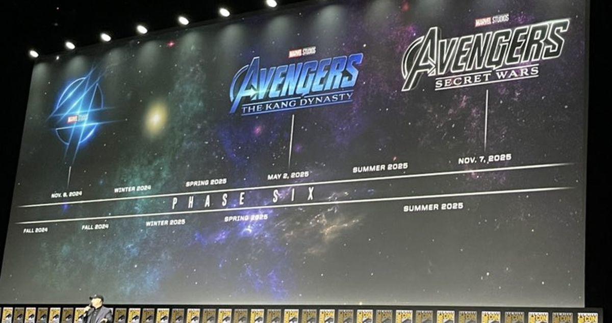 Phase 5 und 6 enthüllt: 15 neue Marvel-Filme und Serien kommen! Inkl. zwei neuen Avengers Filmen im selben Jahr, Fantastic Four und mehr! 16 Marvel Cinematic Universe Phase 6 - inklusive Fantastic Four, Avengers: The Kang Dynasty und Avengers: Secret Wars