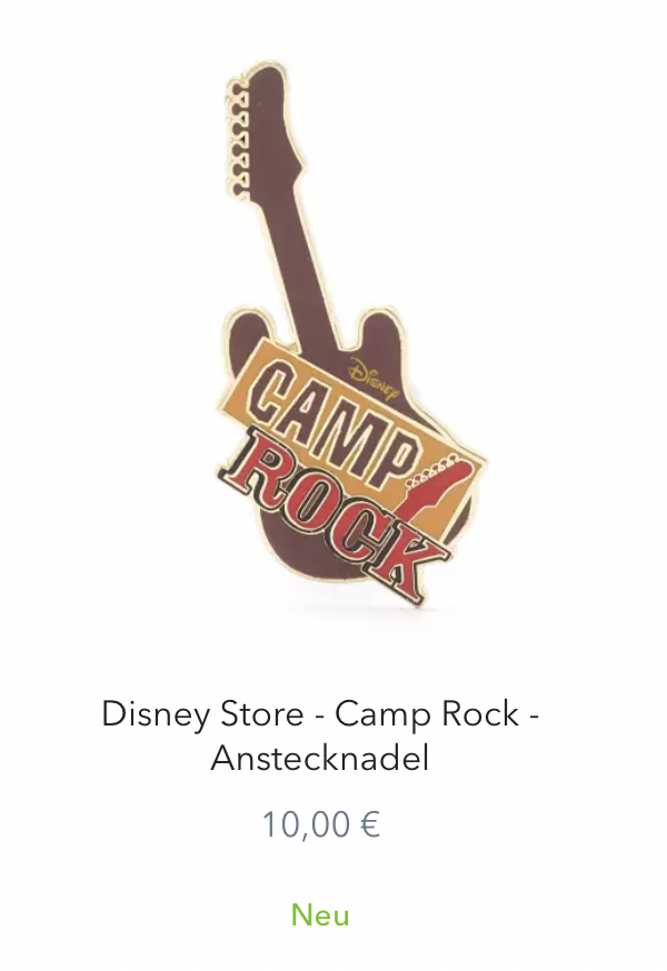 Disney Channel Original Movie Camp Rock Sammel Pin