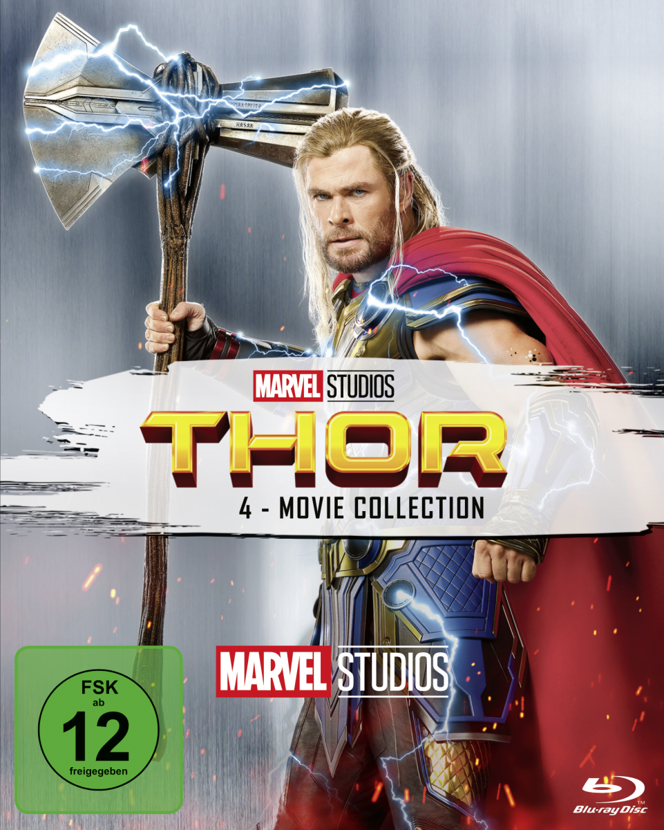 Jetzt vorbestellen: Marvels THOR: LOVE AND THUNDER ab 13. Oktober auf Blu-ray und DVD im Handel erhältlich! 3 Thor 4 Movie Collection Blu-ray