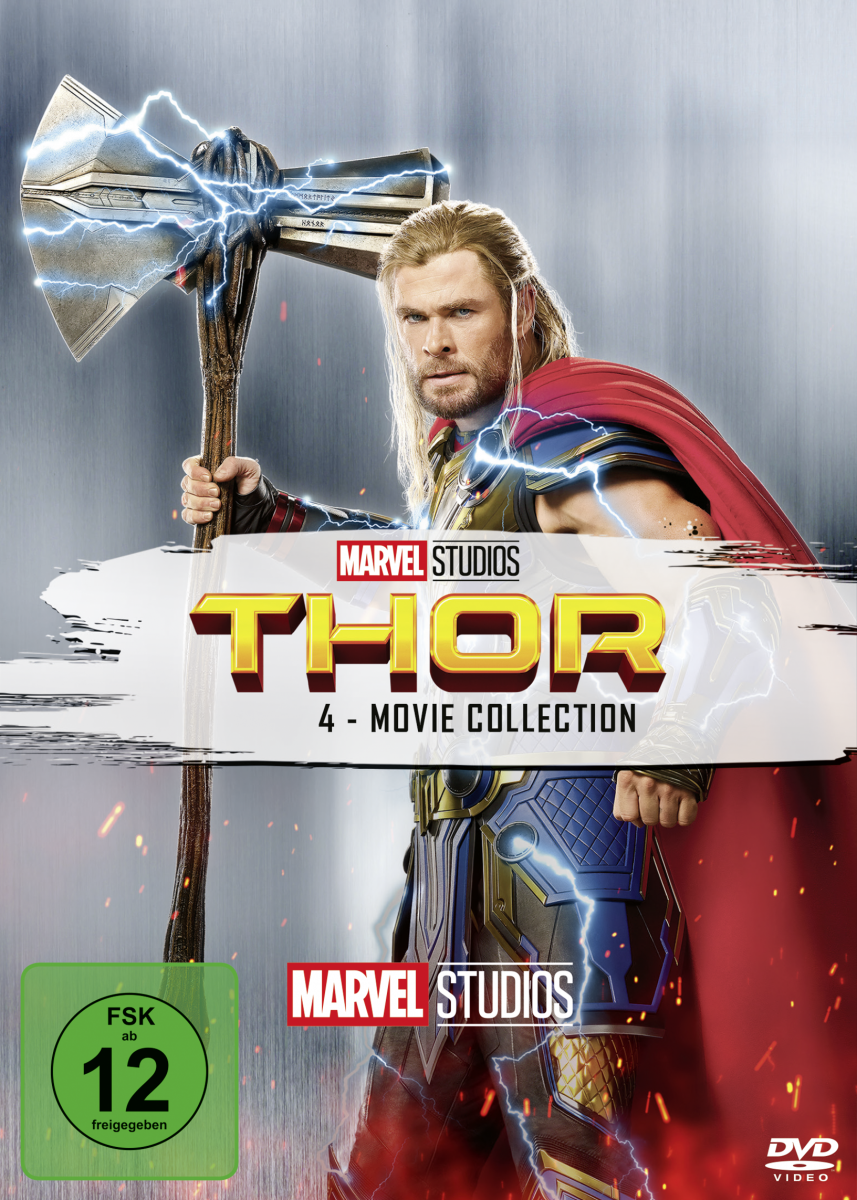 Jetzt vorbestellen: Marvels THOR: LOVE AND THUNDER ab 13. Oktober auf Blu-ray und DVD im Handel erhältlich! 5 Thor 4 Movie Collection DVD