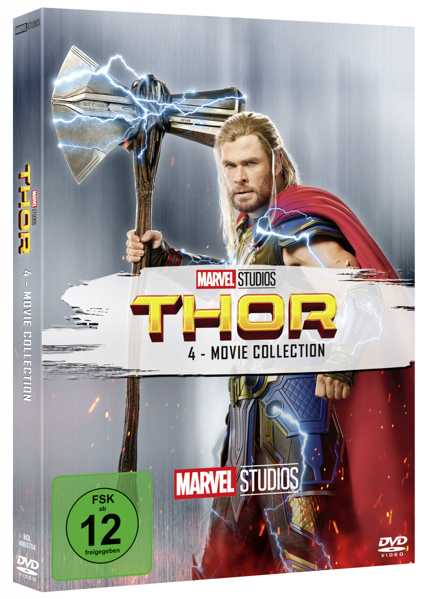 Jetzt vorbestellen: Marvels THOR: LOVE AND THUNDER ab 13. Oktober auf Blu-ray und DVD im Handel erhältlich! 6 Thor 4 Movie Collection DVD