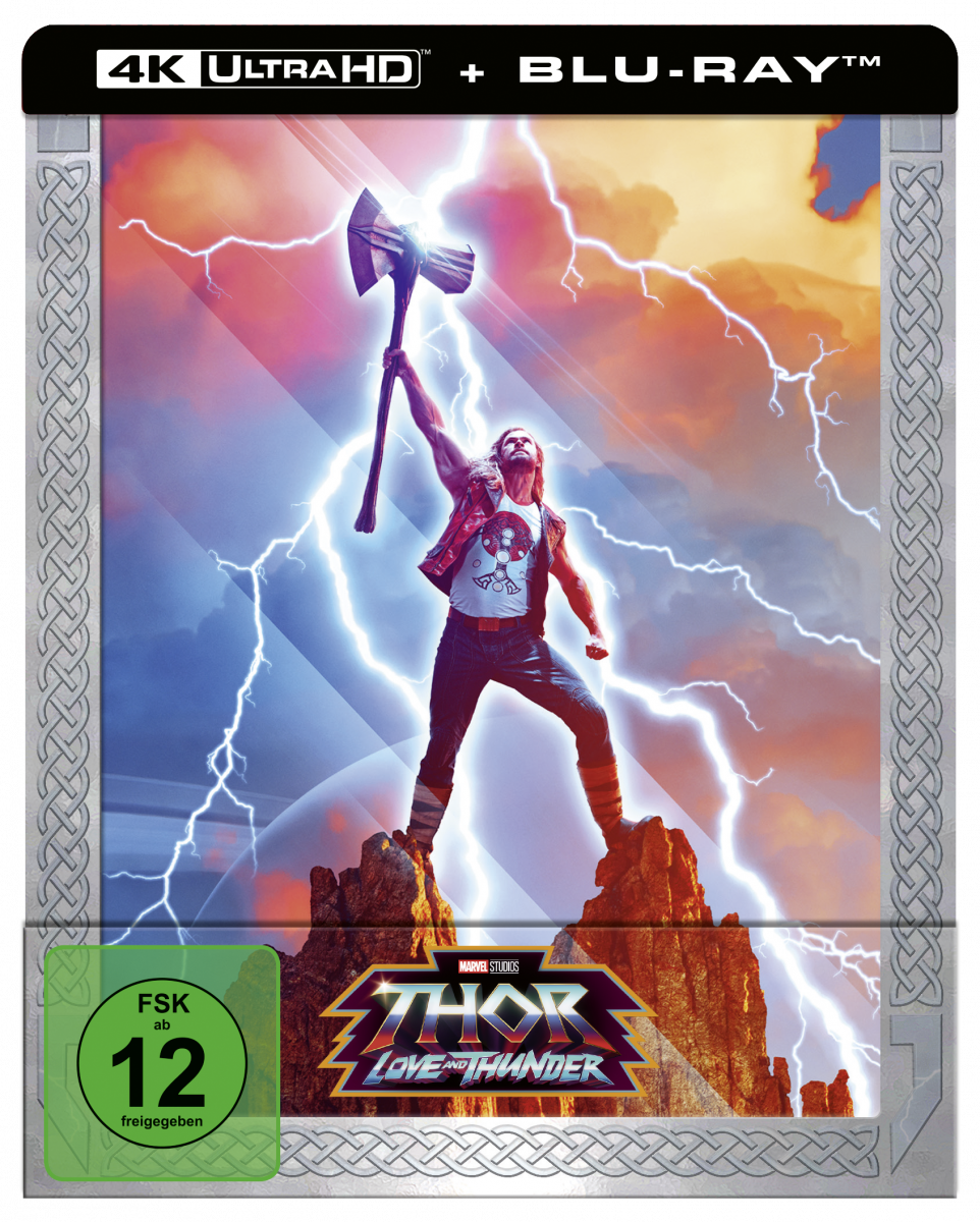 Jetzt vorbestellen: Marvels THOR: LOVE AND THUNDER ab 13. Oktober auf Blu-ray und DVD im Handel erhältlich! 7 Thor: Love and Thunder - 4K Ultra HD Blu-ray Steelbook