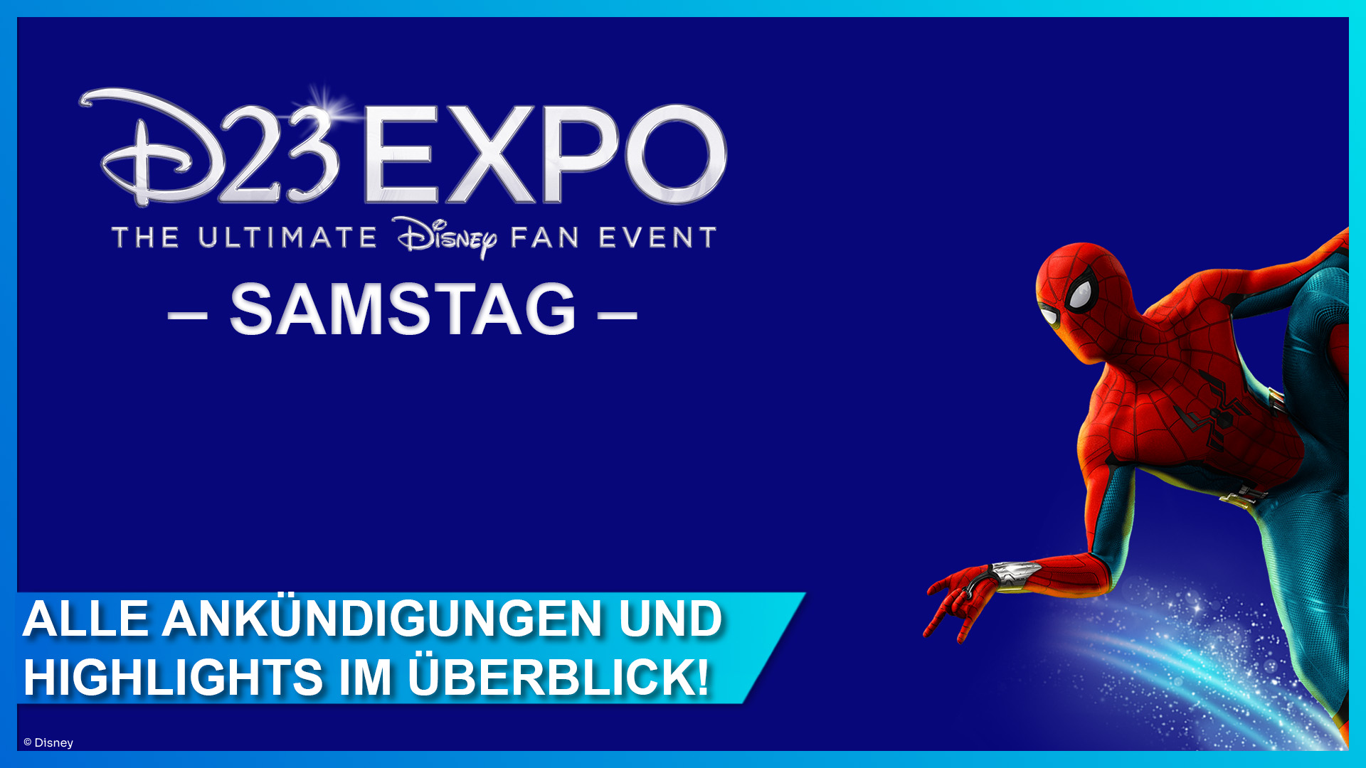 Ankündigungen, Neuigkeiten und Highlights vom D23 Expo Samstag 2022