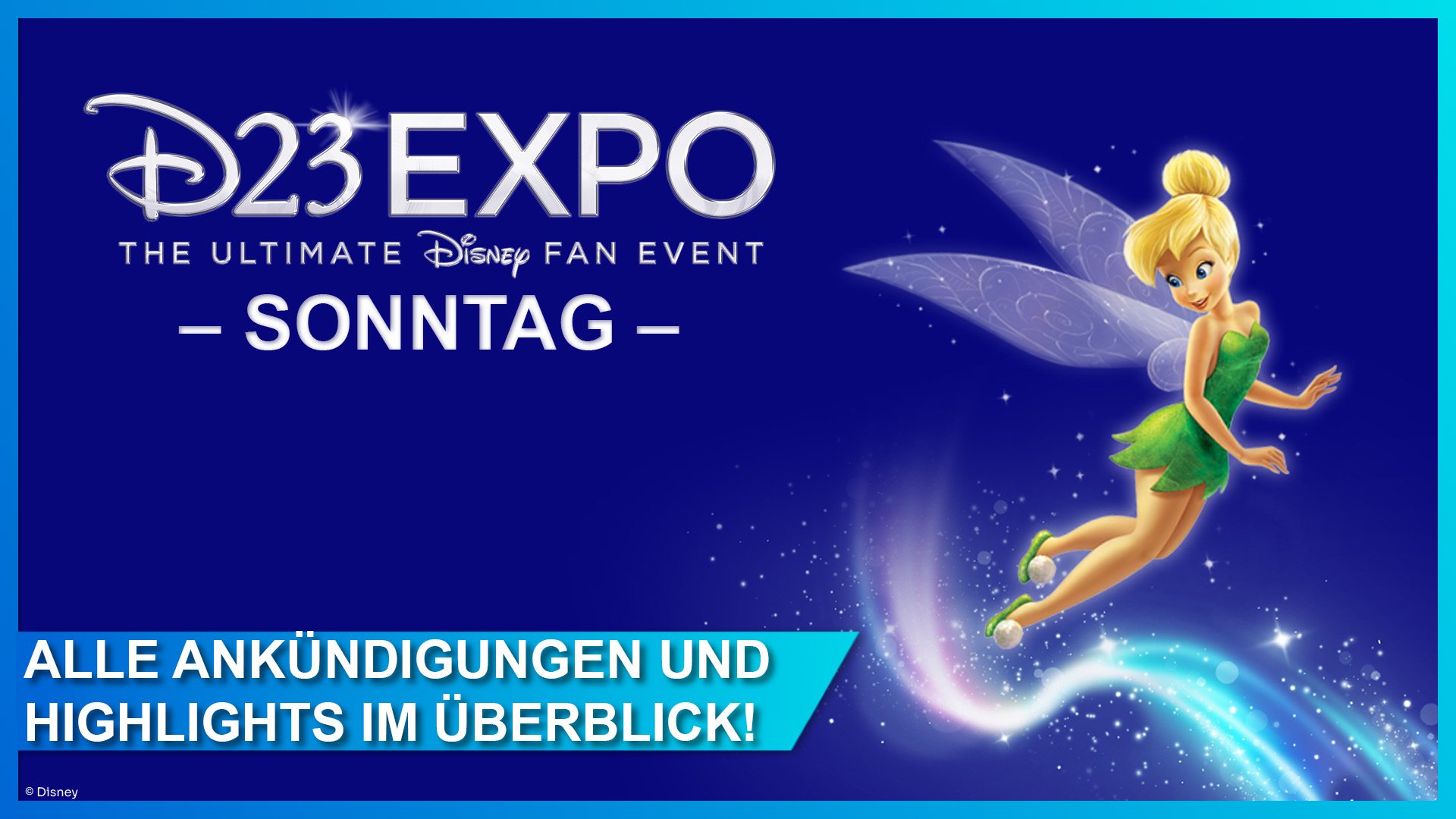 Ankündigungen, Neuigkeiten und Highlights vom D23 Expo Sonntag 2022