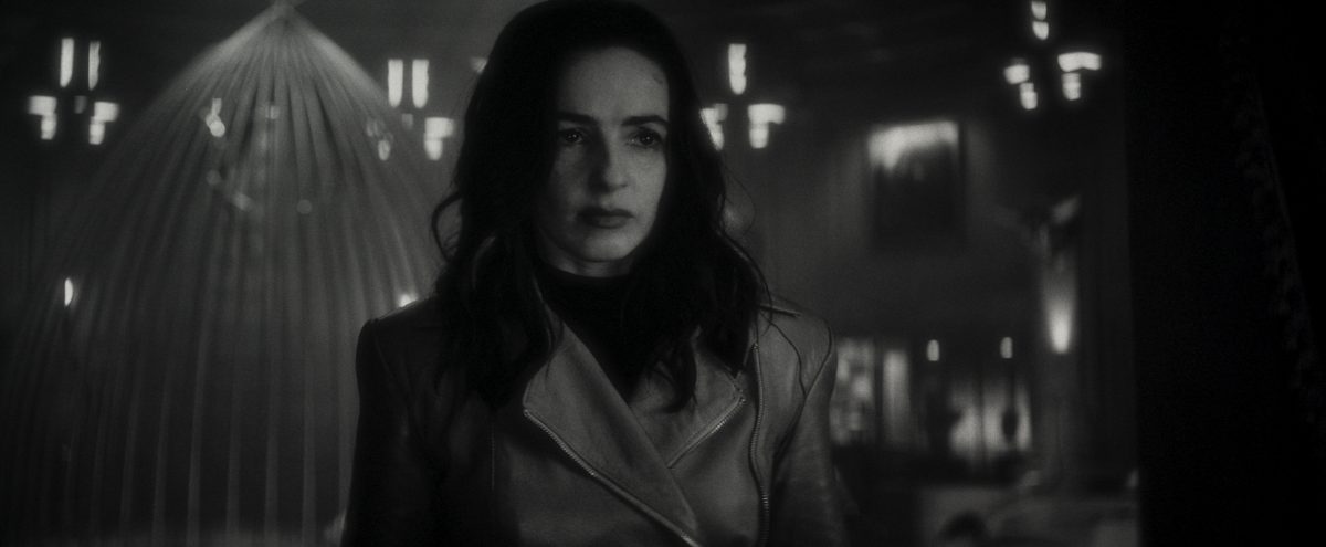 Laura Donnelly as Elsa Bloodstone in Marvel Studios' WEREWOLF BY NIGHT, exclusively on Disney+. Photo courtesy of Marvel Studios. © 2022 MARVEL.