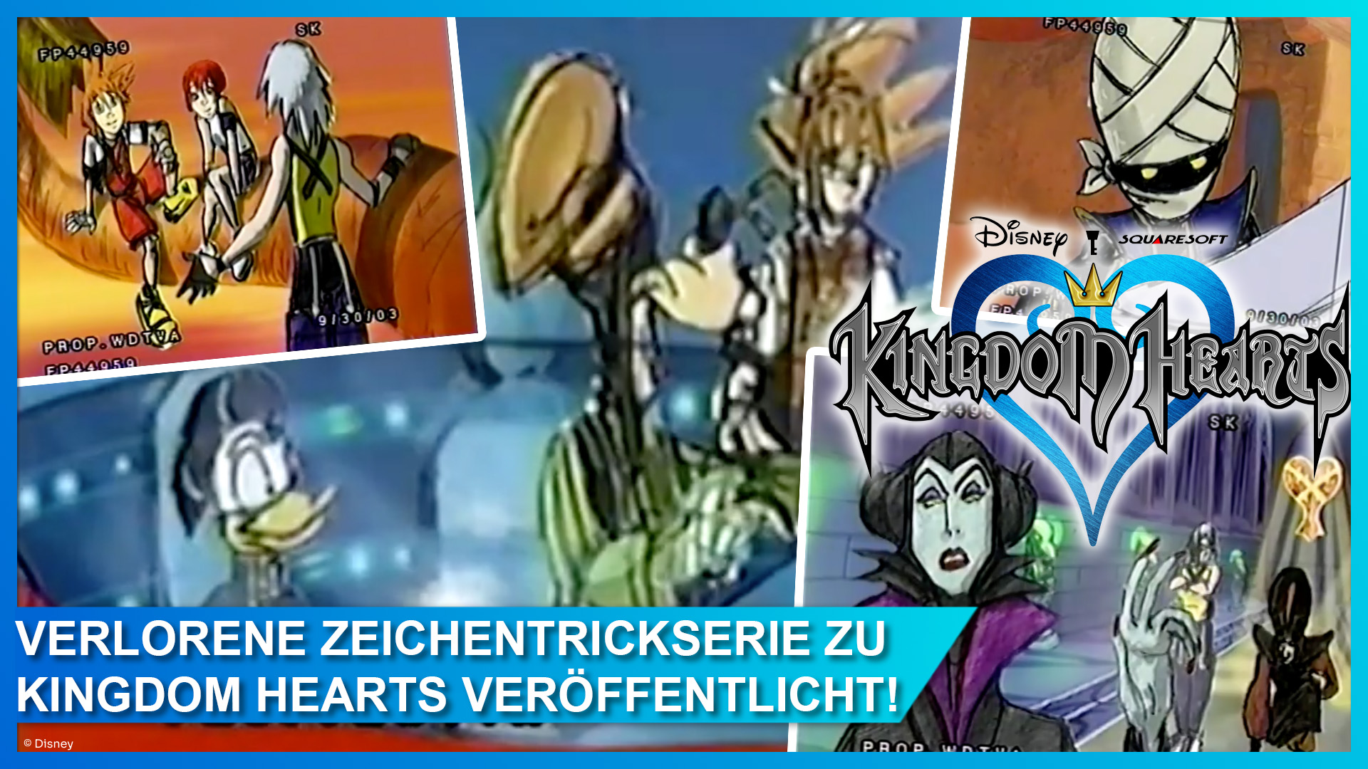 Disney Kingdom Hearts Animationsserie Pilot-Episode von 2003 bei YouTube veröffentlicht
