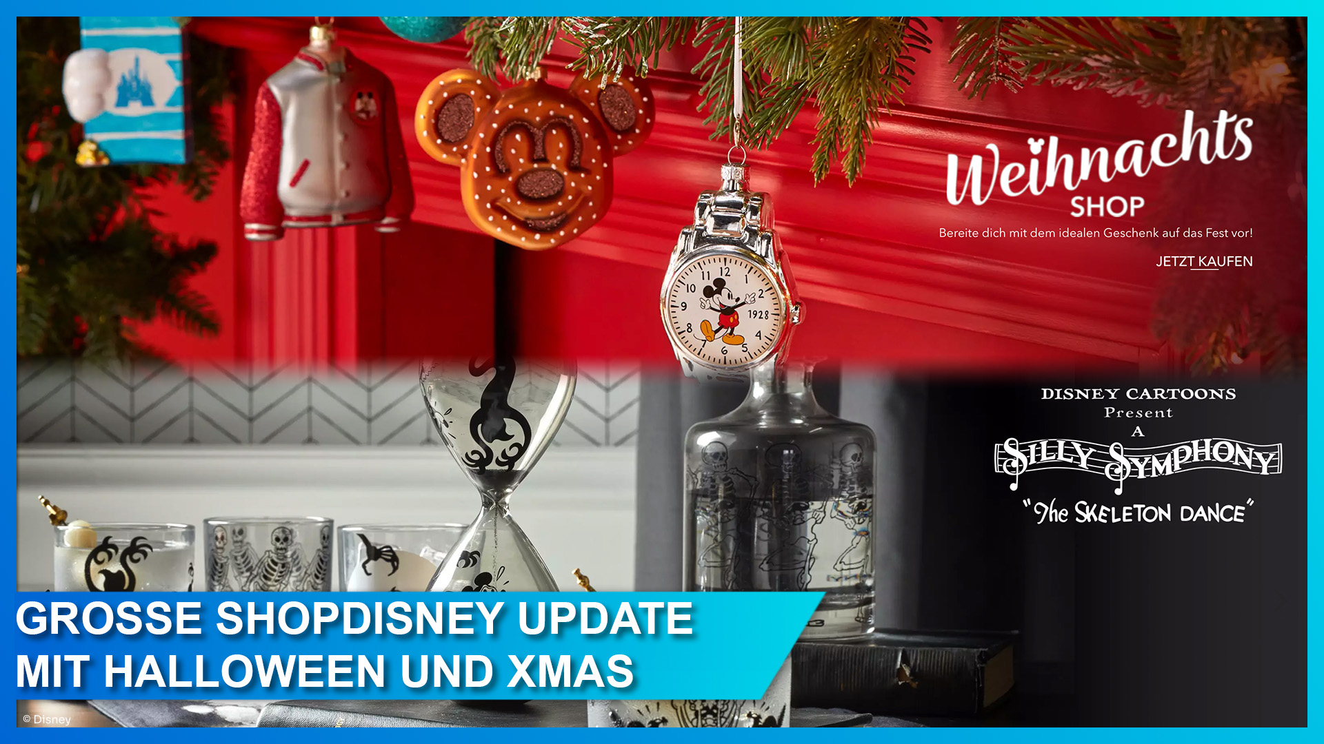 shopDisney Weihnachten, Halloween, Skeleton Dance, Hercules 2022