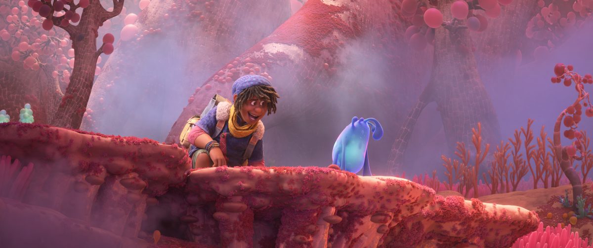 UPDATE: Ab sofort auf Disney+ | Überraschungs-Hit des Jahres: Großes Hollywood-Special zu Disneys STRANGE WORLD mit Film-Review und Exklusiv-Interviews mit Don Hall, Qui Nguyen und Dennensch Zoudé! 5 Ethan Clade und Splot in Walt Disney Animation Studios' neuestem Film Strange World