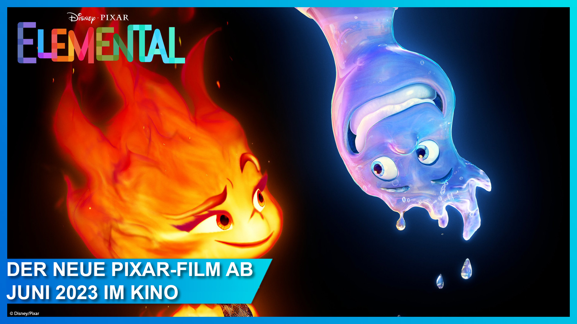 Disney-Pixars ELEMENTAL ist ab 15. Juni 2023 im Kino!