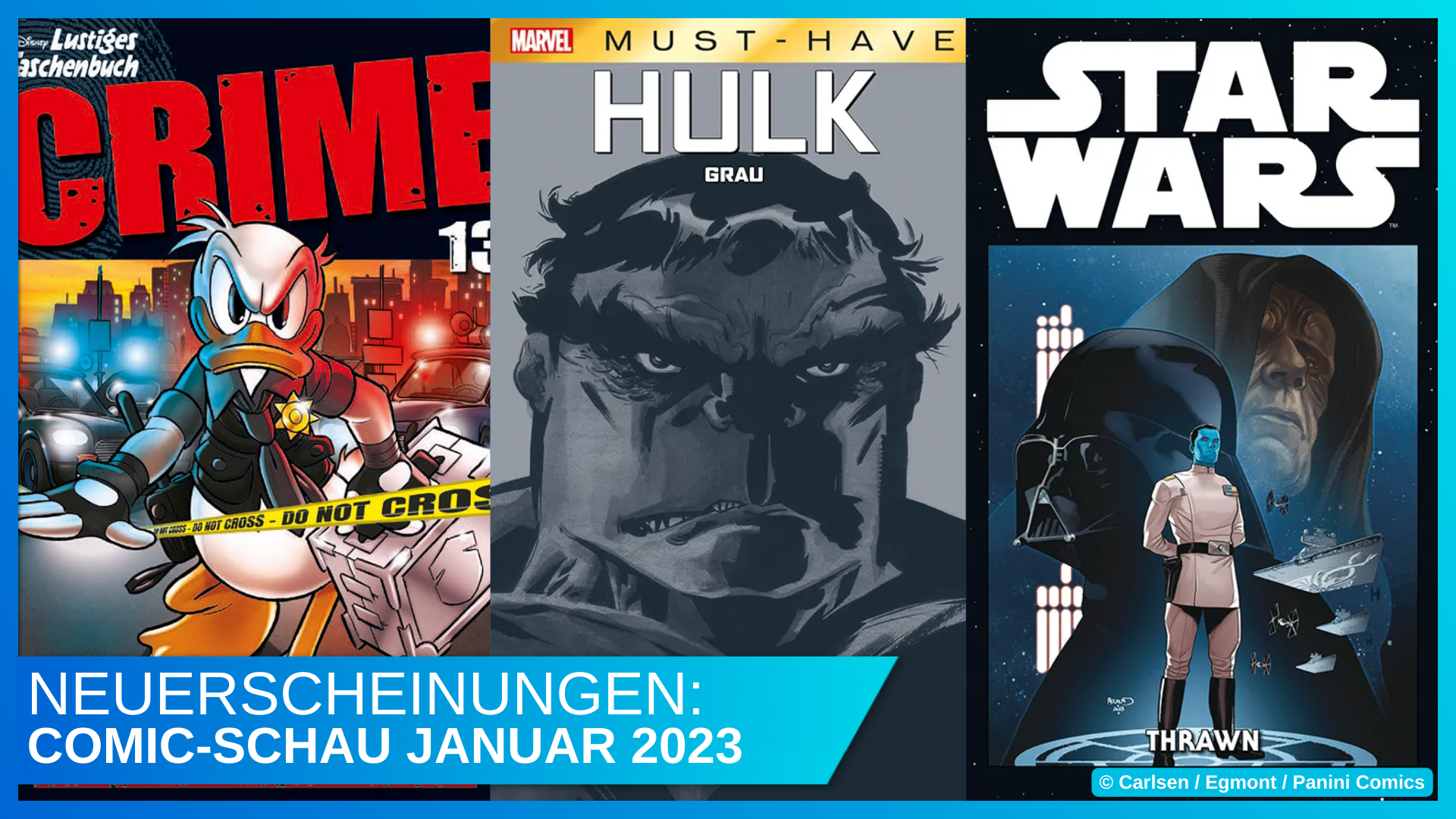 Disney, Marvel und Star Wars Comic-Neuerscheinungen im Januar 2023