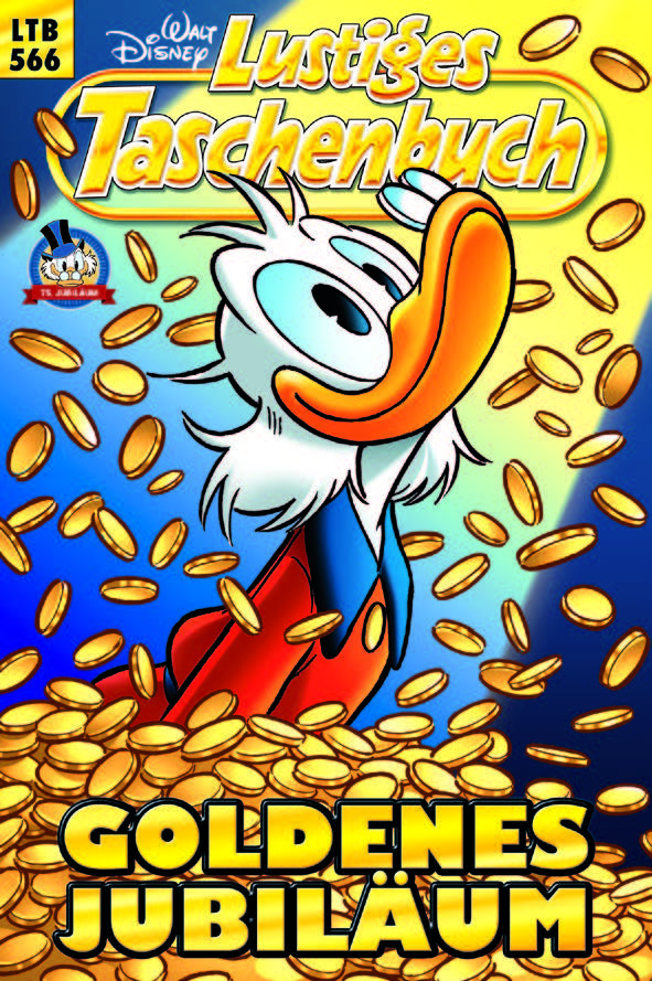 Gewinnspiel: Die reichste Ente der Welt wird 75 – herzlichen Glückwunsch, Dagobert Duck! 3 Lustiges Taschenbuch zu Onkel Dagobert Ducks 75. Geburtstag: Goldenes Jubiläum