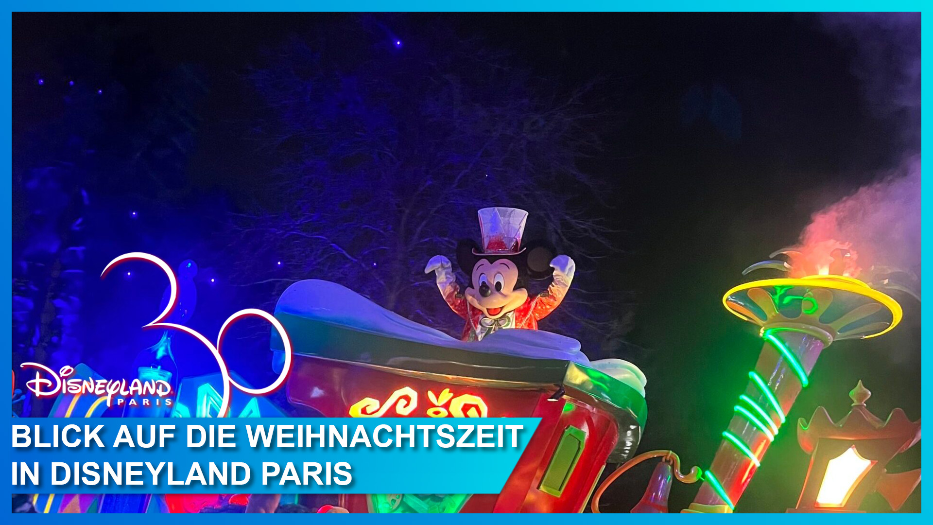 Weihnachtszeit 2022 in Disneyland Paris mit Micky Maus und seinen Freunden