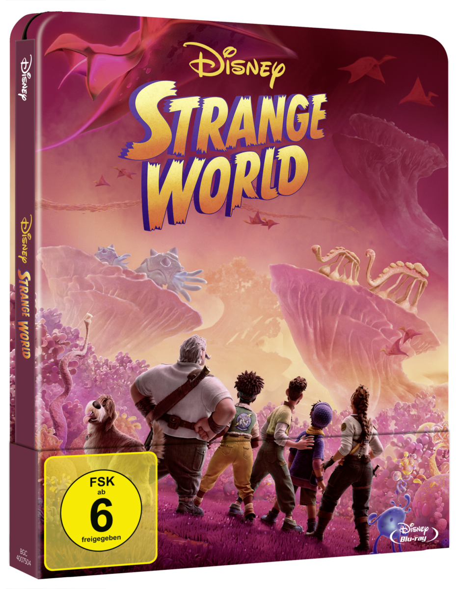 Strange World auf DVD, Blu-ray und im limitierten Blu-ray Steelbook – ab 16. Februar 2023 – jetzt vorbestellen! 5 Disneys Strange World ab dem 16. Februar 2023 im limitierten Blu-ray Steelbook