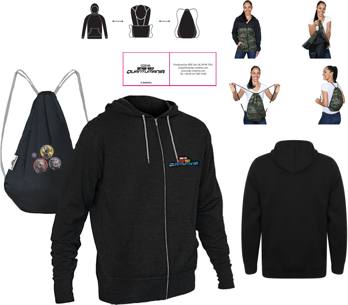 Ant-Man and the Wasp: Quantumania Hoodie / Rucksack