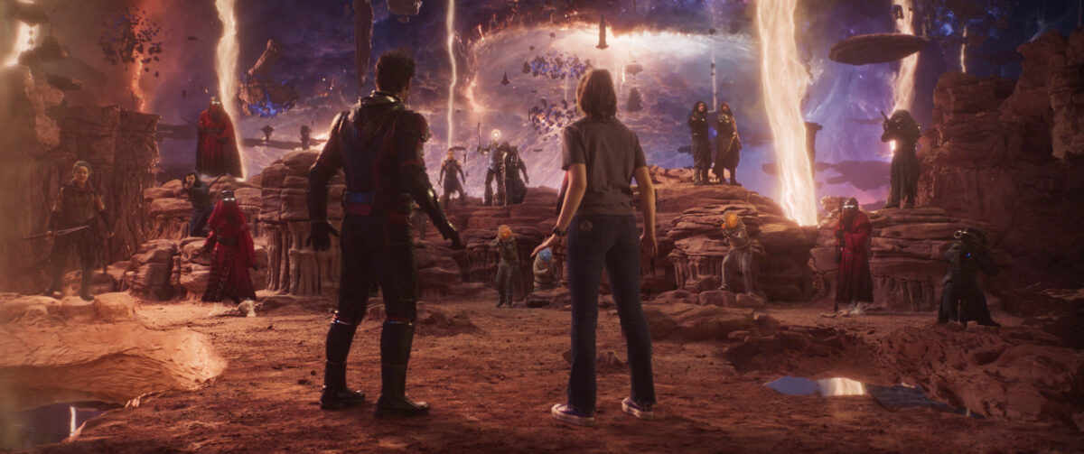 “Okay, Paul Rudd, you’re up!” – Einblicke von der Ant-Man and the Wasp: Quantumania Pressekonferenz + Marvel-Gewinnspiel 4 Paul Rudd als Scott Lang und Kathryn Newton als Cassie Lang in Marvel Studios' Ant-Man and the Wasp: Quantumania