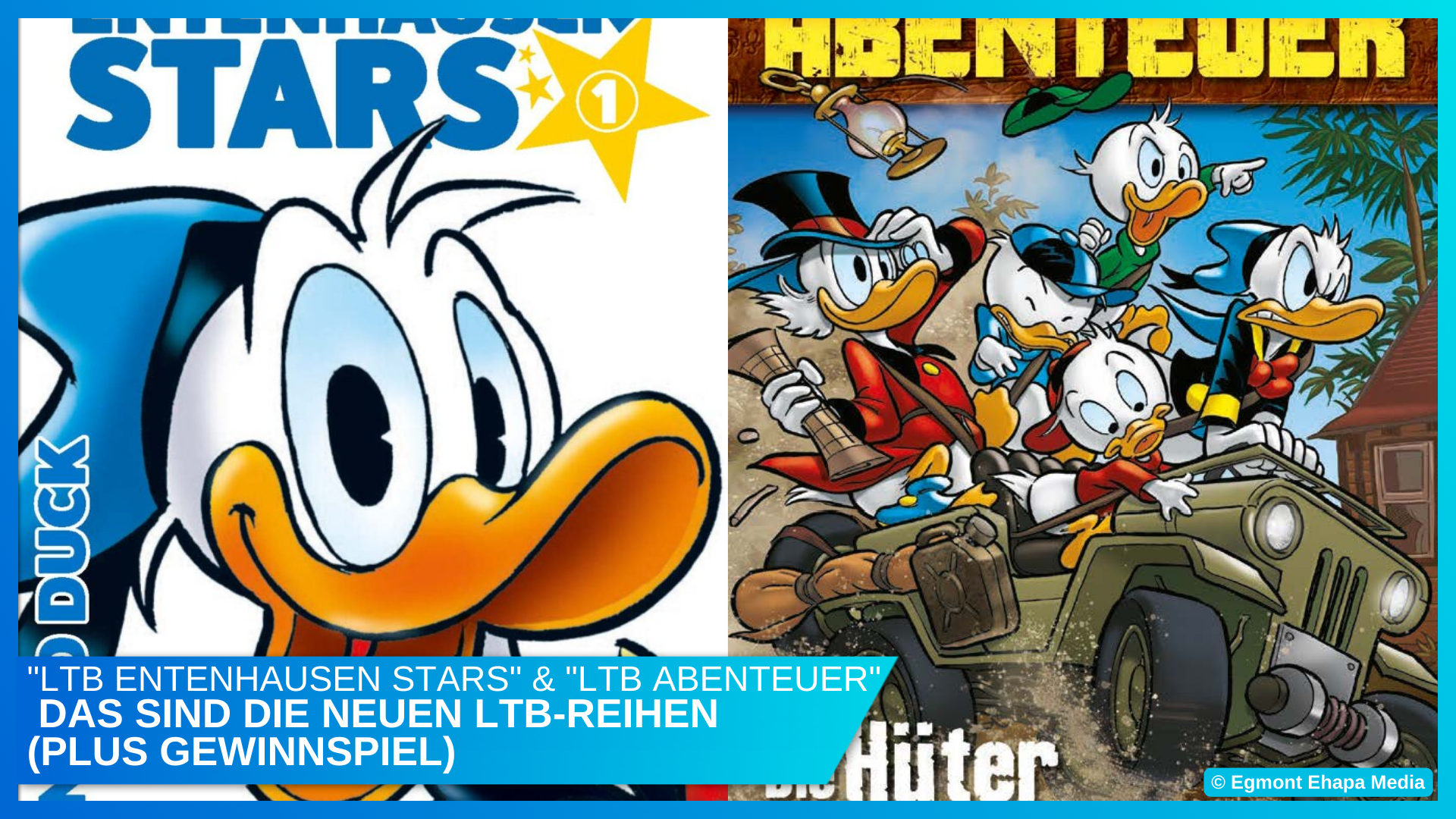 Comic Gewinnspiel: Lustiges Taschenbuch Abenteuer & Entenhausen Starts