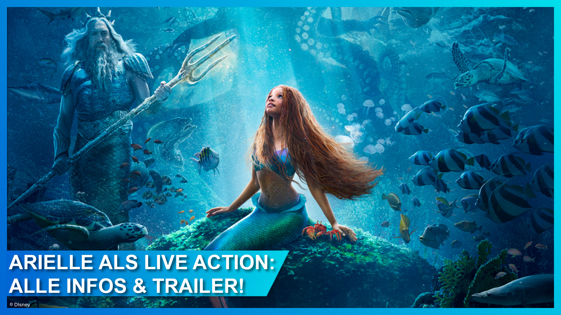 Arielle die Meerjungfrau als Live Action Film: der erste Trailer mit Song zum Musical mit Halle Bailey