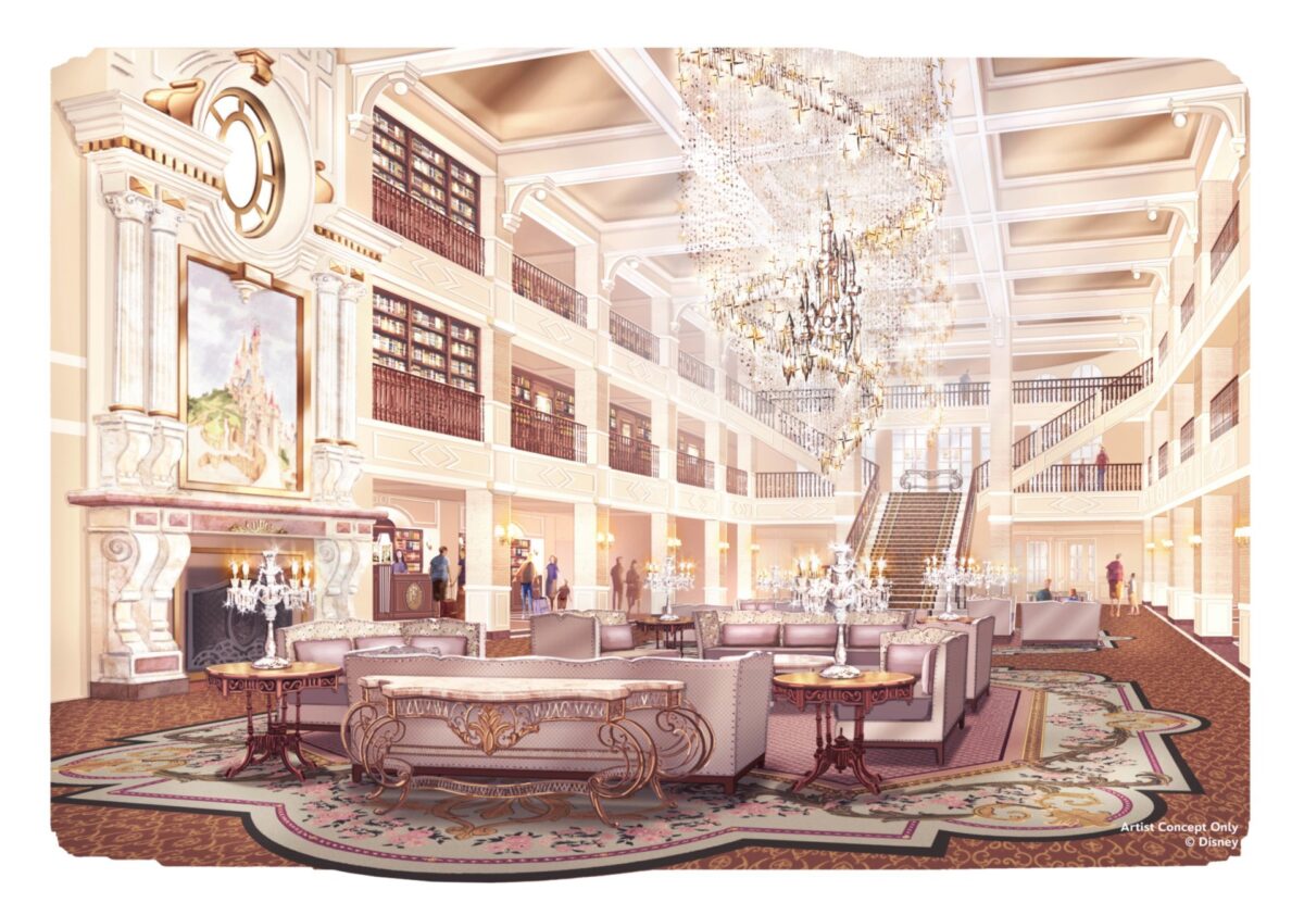 Disneyland Paris News Round-up zum 31. Geburtstag: Neue Shows, neue Bereiche und viele weitere Ankündigungen 11 Disneyland Paris' Disneyland Hotel nach der Neueröffnung in 2024