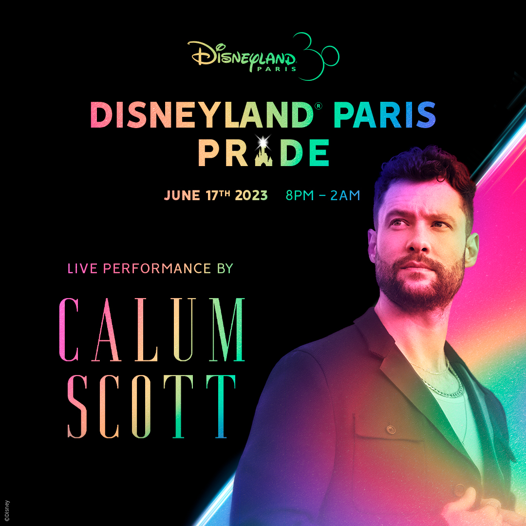 Disneyland Paris Pride kehrt am 17. Juni 2023 zurück – das ganze Programm & Tickets! 7 Calum Scott tritt am 17. Juni beim Disneyland Paris Pride auf!