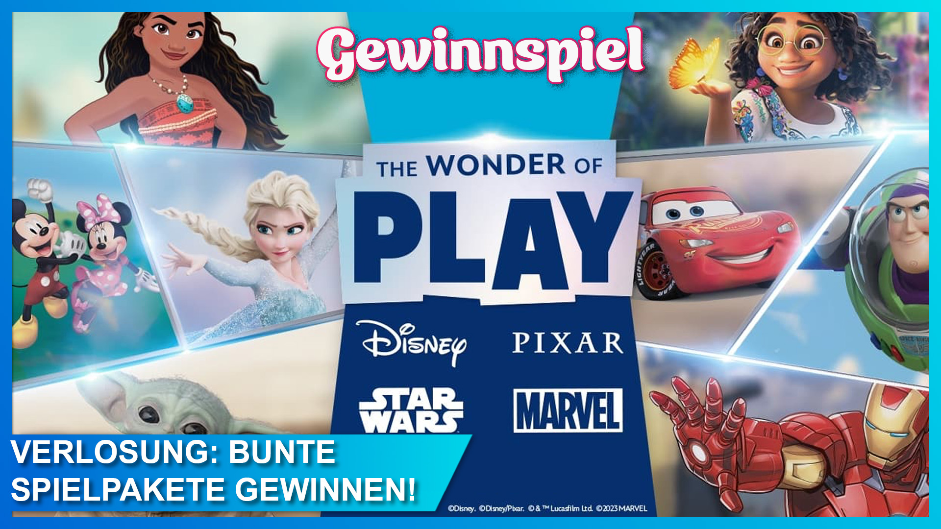 Disney The Wonder of Play Gewinnspiel