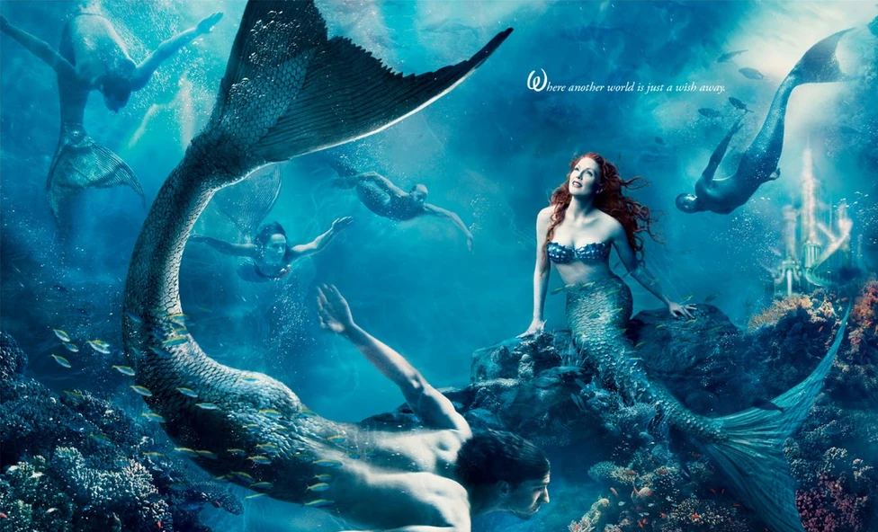 “Arielle, die Meerjungfrau”: Eine Realverfilmung zwischen der See des Bekannten und dem Land der neuen Ansätze 3 Julianne Moore als Arielle, betrachtet durch die Linse von Annie Leibovitz