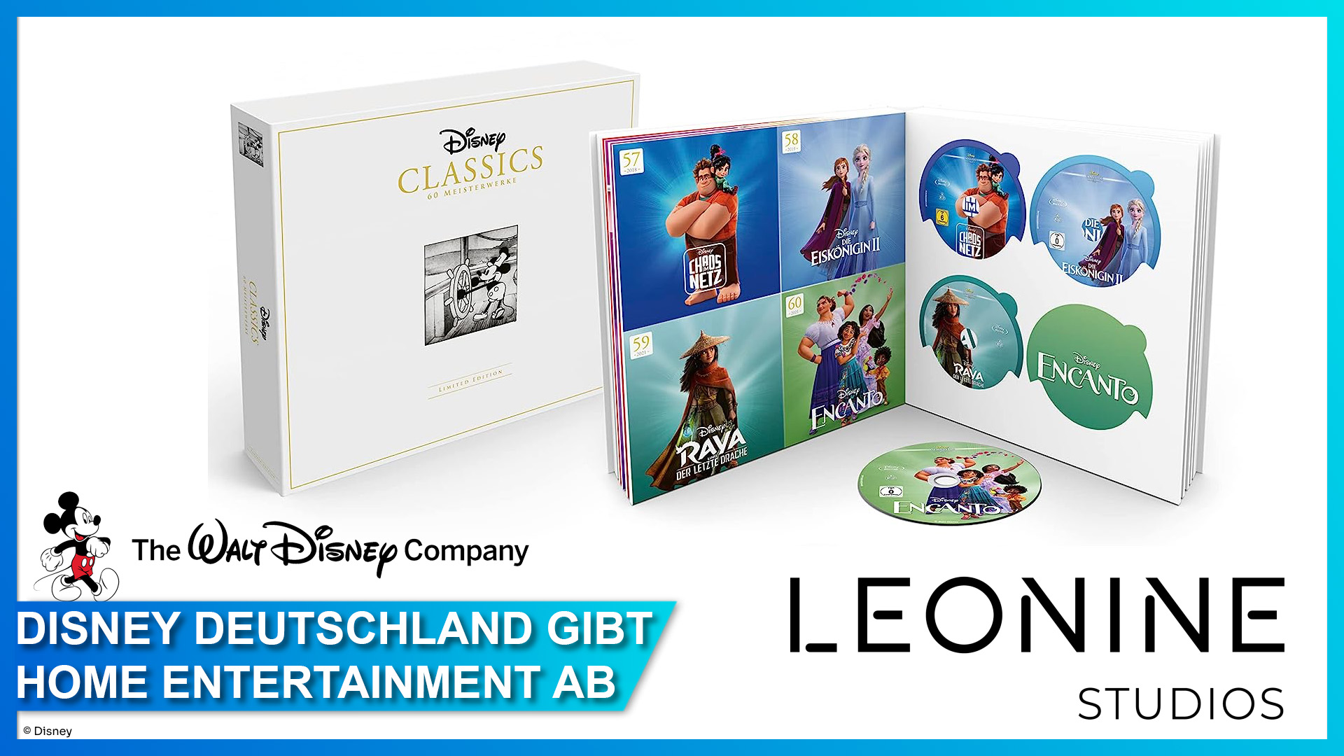 The Walt Disney Company Germany gibt den Home Entertainment Vertrieb von DVDs und Blu-rays an Leonine Studios ab