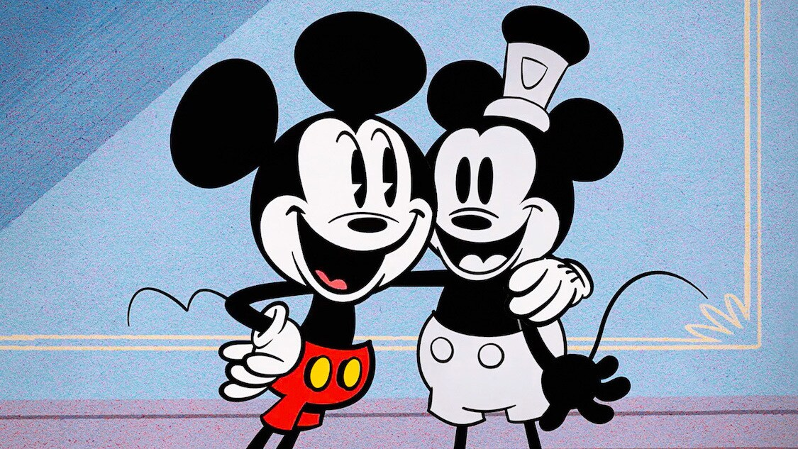 Micky Maus und sein Steamboat Willie Ich von 1928 in "Die wunderbare Welt von Micky Maus: Steamboat Silly" von Paul Rudish auf Disney+