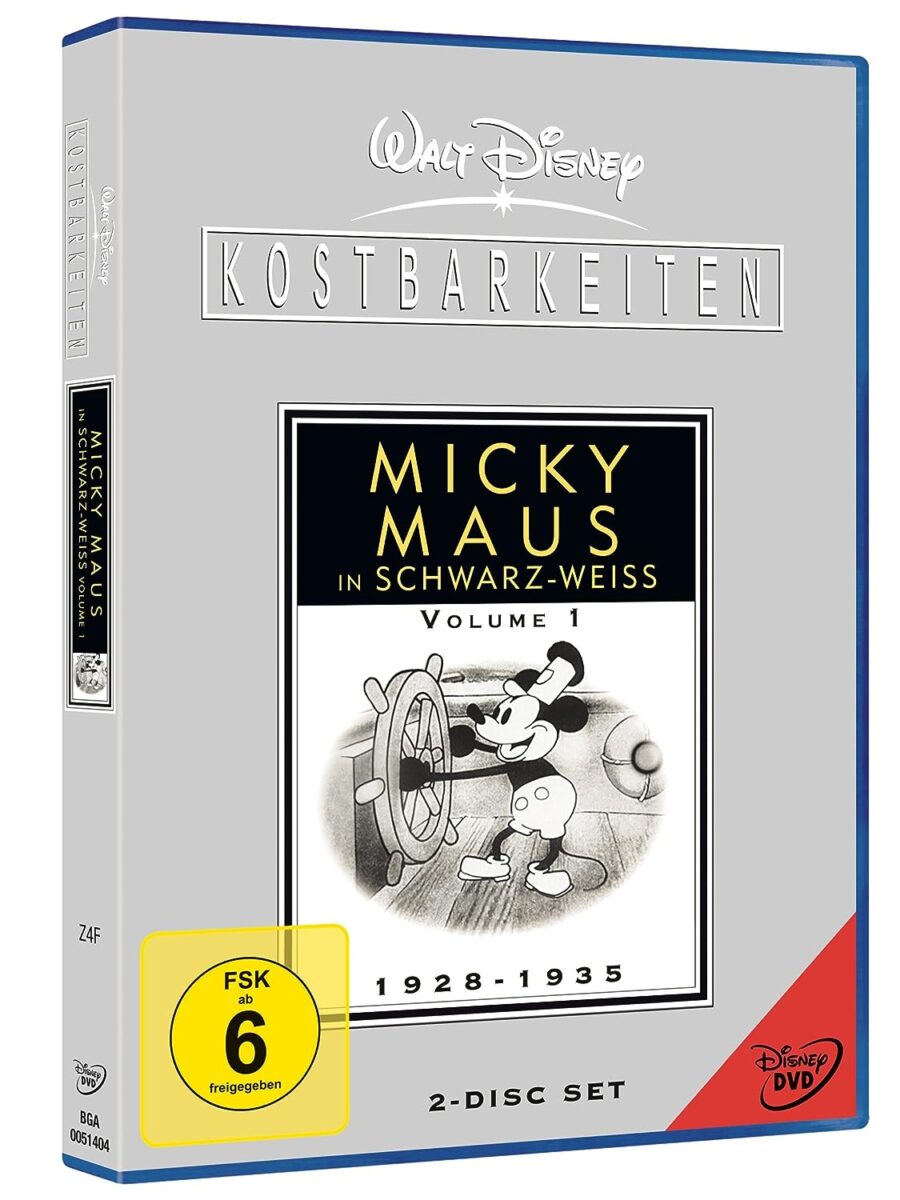 Walt Disney Kostbarkeiten – Kurzfilm-Klassiker auf DVD 3 Walt Disney Kostbarkeiten DVD-Set: Micky Maus in schwarz-weiß Volume 1