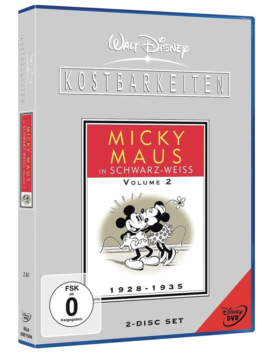 Walt Disney Kostbarkeiten – Kurzfilm-Klassiker auf DVD 4 Walt Disney Kostbarkeiten DVD-Set: Micky Maus in schwarz-weiß Volume 2