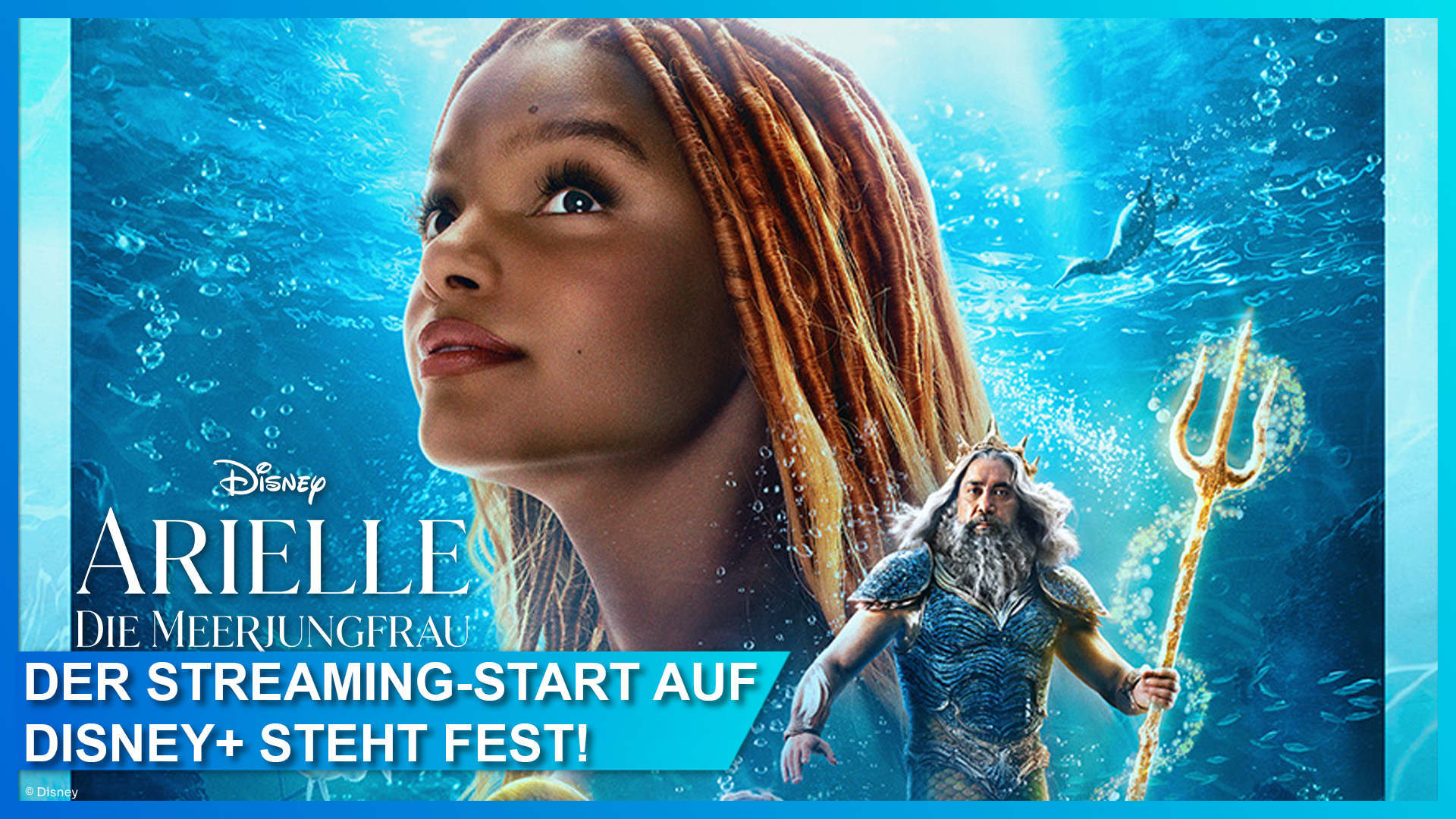 Die "Arielle die Meerjungfrau" Live Action Verfilmung von 2023 kann ab dem 6. September 2023 auf Disney+ gestreamt werden.