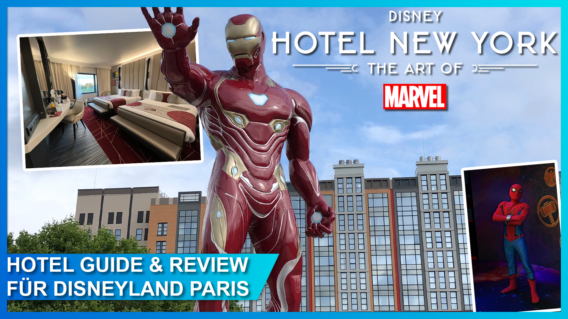 Hotel Guide und Review zu Disney Hotel New York - The Art of Marvel in Disneyland Paris