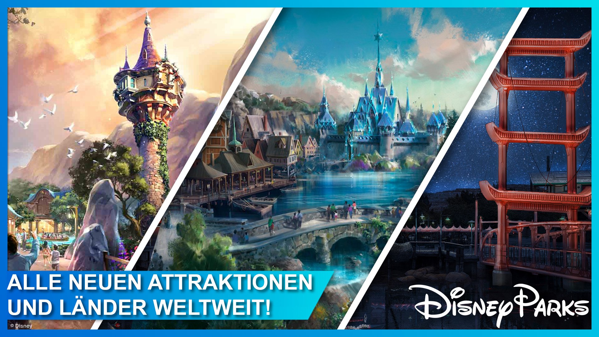 Alle neuen Attraktionen und Länder in Disneyland und Disney Parks weltweit bis 2026