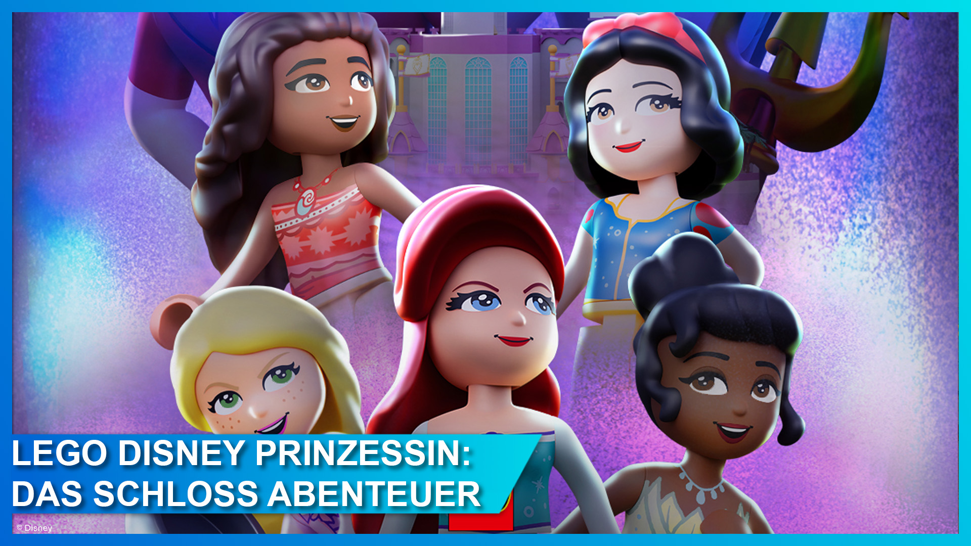 Lego Disney Prinzessin: Das Schloss-Abenteuer mit Arielle, Vaiana, Rapunzel, Tiana und Schneewittchen ab 18. August auf Disney+ streamen