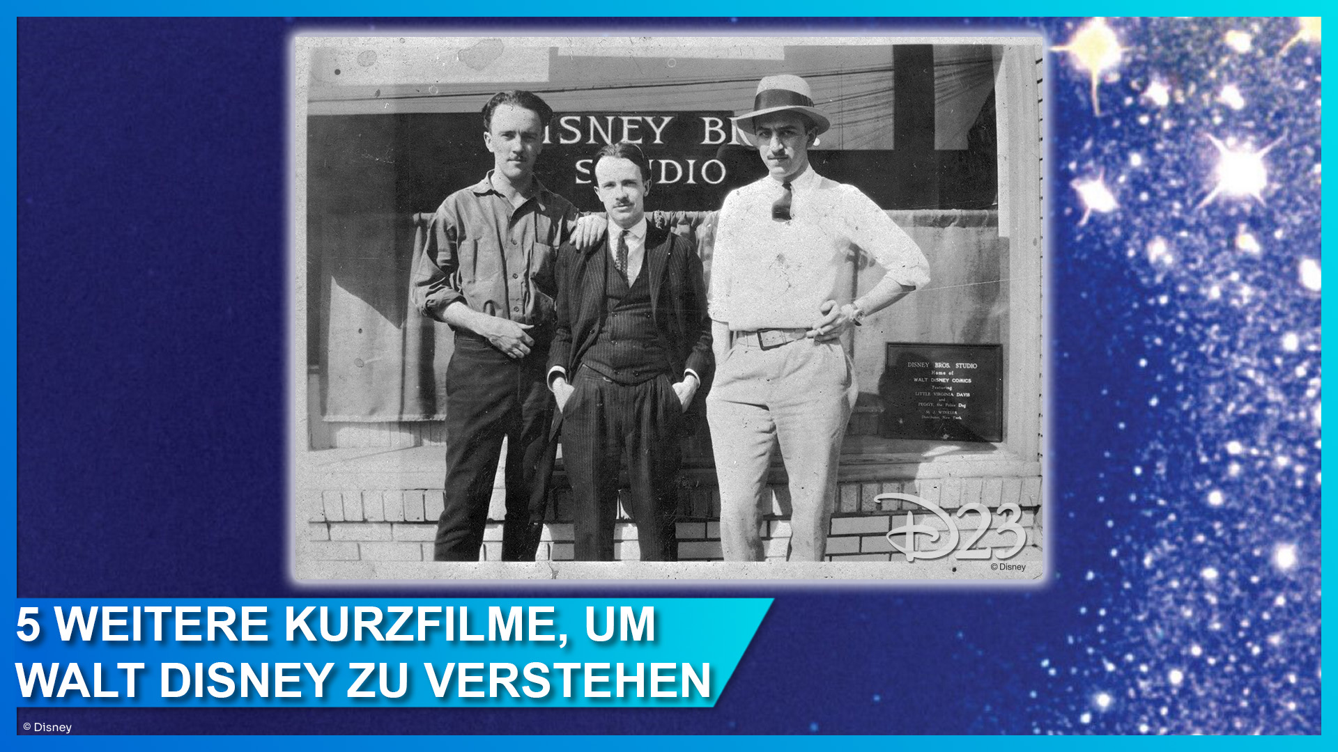 5 weitere Kurzfilme, um Walt Disney und sein Studio zu verstehen