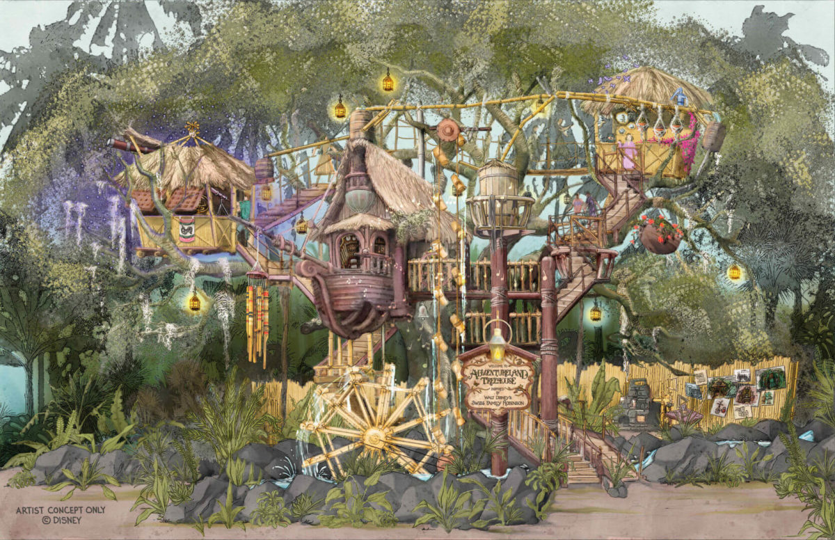 Adventureland Treehouse at Disneyland Park