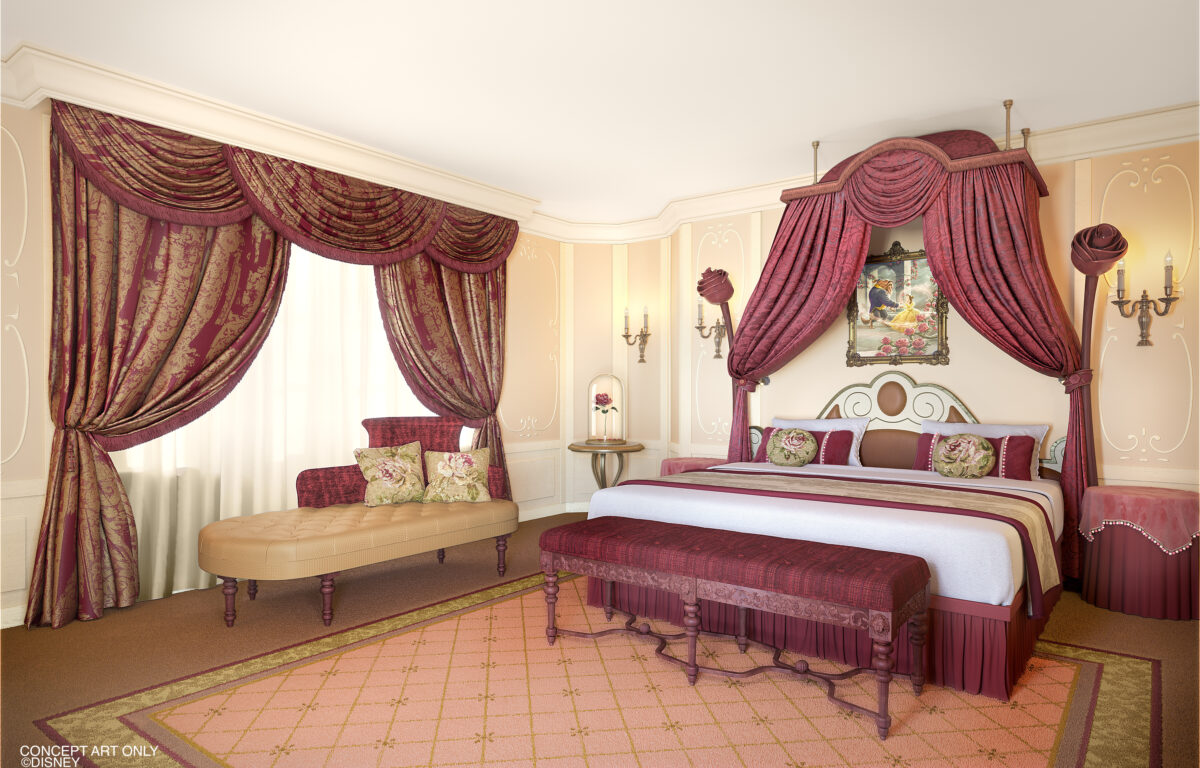 Startschuss gefallen: Disneyland Hotel in Paris ab sofort buchbar – Große Eröffnung am 25. Januar 2024 13 Disneyland Hotel in Disneyland Paris: Beauty and The Beast Signature Suites